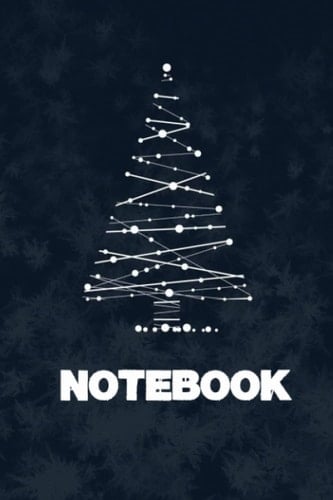 Minimalist christmas notebook: Simple minimalist christmas notebook