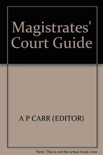 Anthony & Berryman's Magistrates' Court Guide 1988