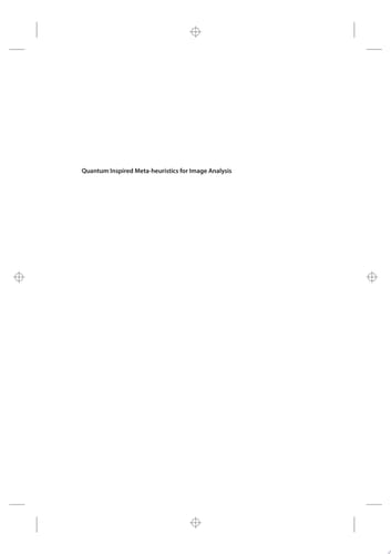 Quantum Inspired Meta-heuristics for Image Analysis