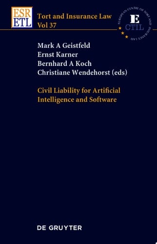 Civil Liability for Artificial Intelligence and Software