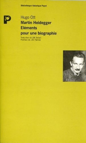 Martin Heidegger, éléments pour une biographie