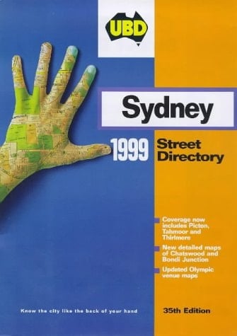 UBD Sydney Street Directory 1999