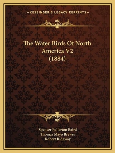 The Water Birds Of North America V2 (1884)