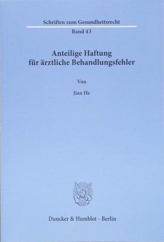 Anteilige Haftung für ärztliche Behandlungsfehler