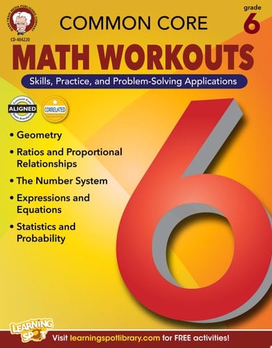 Common Core Math Workouts, Grade 6