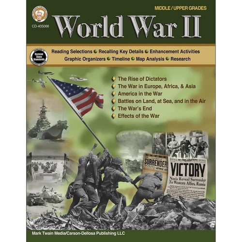 World War II Workbook, Grades 6 - 12