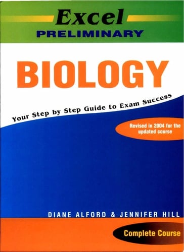 Excel Preliminary Biology