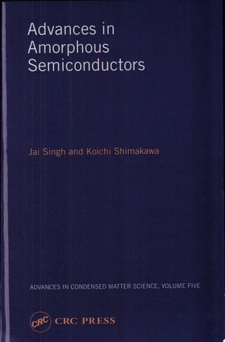 Advances in Amorphous Semiconductors