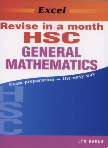 Excel Revise HSC General Maths in a Month