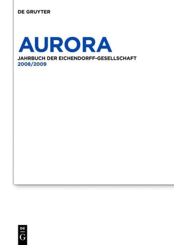 Aurora Jahrbuch Der Eichendorff-gesellschaft