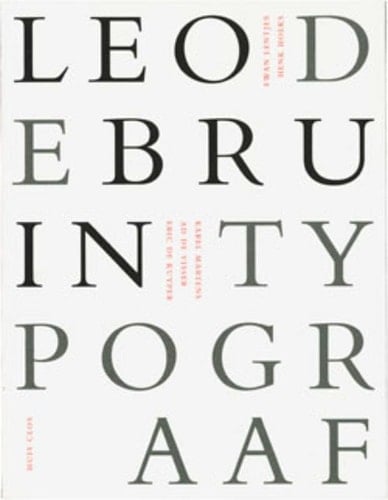Leo de Bruin, typograaf