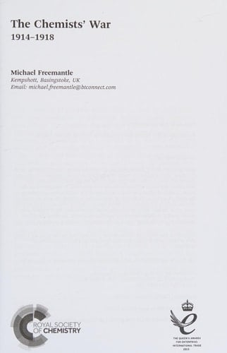 The Chemists' War 1914-1918
