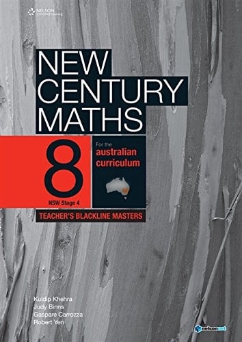 New Century Maths 8 Teachers Blackline Masters