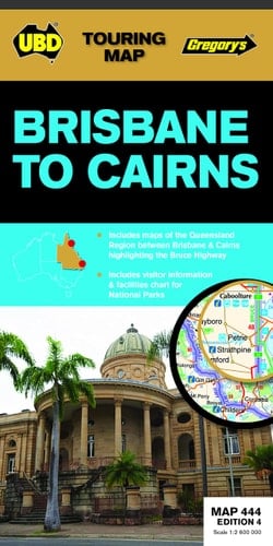 Brisbane to Cairns Map 444