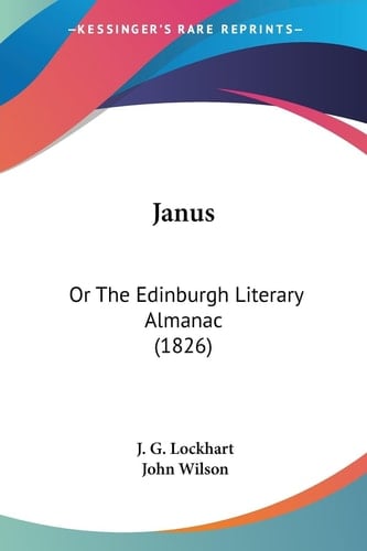 Janus Or The Edinburgh Literary Almanac (1826)