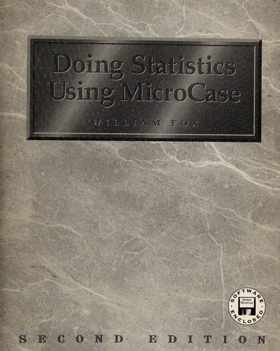 Doing Statistics Using MicroCase A Workbook for Social Statistics