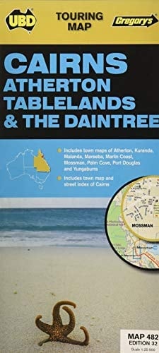 Cairns Atherton Tablelands & The Daintree Map 482 32nd (Touring Map)