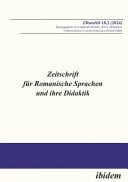 Zeitschrift für Romanische Sprachen und ihre Didaktik Heft 18.2