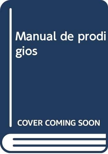 Manual de prodigios