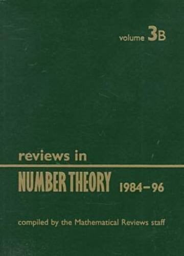 Reviews in Number Theory, 1984-96: V. 3B. Chapters H-K, Indexes