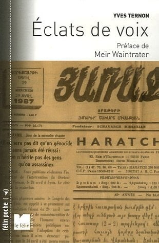 Eclats de voix recueil de textes, 1974-2005