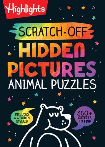Scratch-Off Hidden Pictures Animal Puzzles Scratch-Off Hidden Pictures Animal Puzzles (Highlights Scratch-Off Activity Books) 64-page Scratch-Off Activity Book, Discover Hidden Pictures and Scratch Art