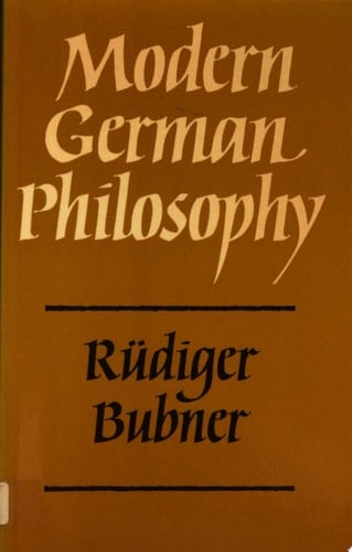 Modern German Philosophy