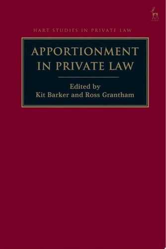 Apportionment in Private Law