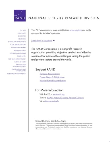 The Global Technology Revolution 2020, Executive Summary Bio/Nano/Materials/Information Trends, Drivers, Barriers, and Social Implications