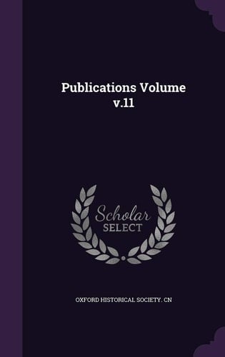 Publications Volume V. 11