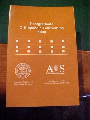 Postgraduate Orthopaedic Fellowships 1998