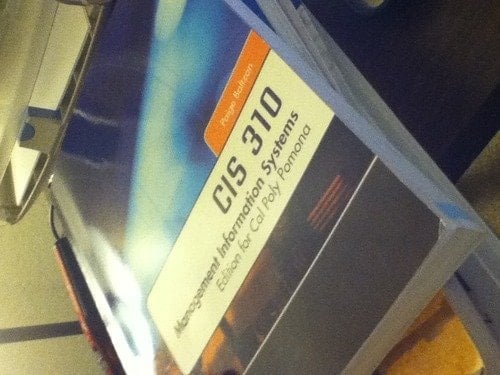 CIS 310 Management Information Systems (CIS 310 Management Information Systems Edition for Cal Poly Pomona)
