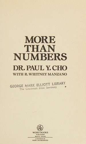 More than Numbers
