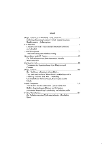 Regionale Sprachenvielfalt Standardisierung - Didaktisierung - Ästhetisierung