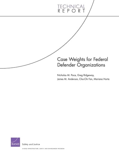 Case Weights for Federal Defender Organizations