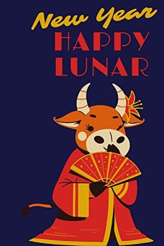New Year Happy Lunar: journal notebook diary