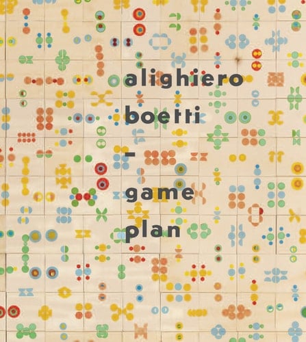 Alighiero Boetti Game Plan