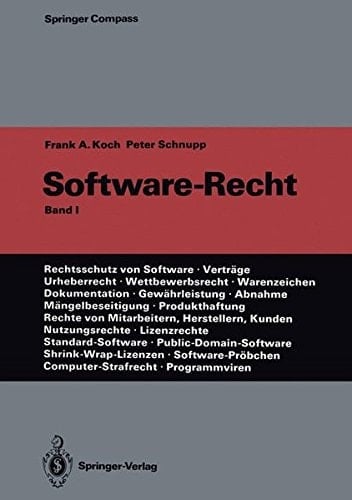 Software-Recht Band 1