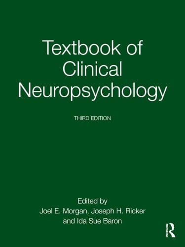 Textbook of Clinical Neuropsychology