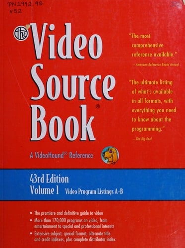 The Video Source Book: Video program listings A-B