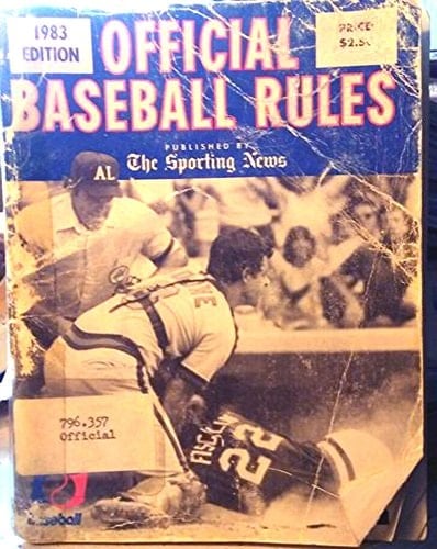 Baseball Rule Book, 1983