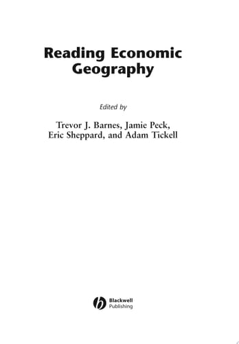 Reading Economic Geography