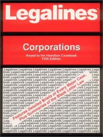 Corporations Adaptable to Fifth Edition of Hamilton Casebook