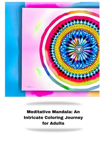 Meditative Mandala: An Intricate Coloring Journey for Adults