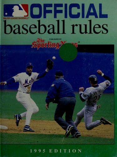 Official Baseball Rules 1995