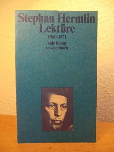 Lektüre: 1960-1971 (Suhrkamp-Taschenbuch ; 215) (German Edition)