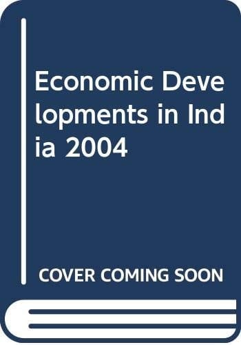 Economic Developments in India 2004 Set of 12 Vols