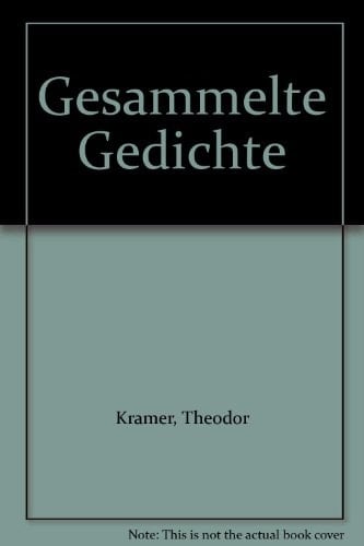 Gesammelte Gedichte [Import]