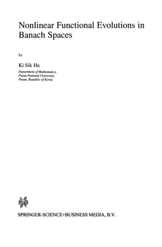 Nonlinear Functional Evolutions in Banach Spaces