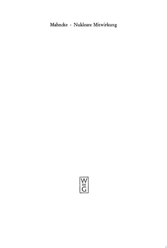 Nukleare Mitwirkung Die Bundesrepublik Deutschland in der Atlantischen Allianz 1954–1970